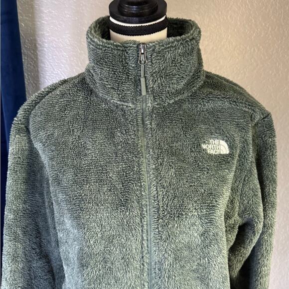 The North Face Green Teddy Jacket Cozy Fleece Outerwear | Size XL - Picture 2 of 7